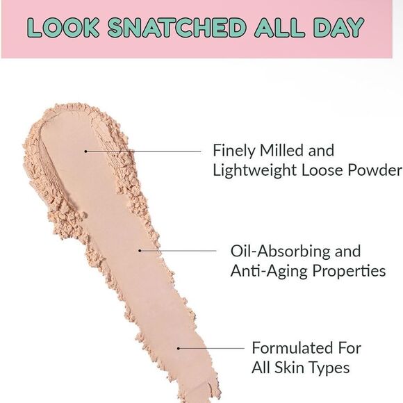 Kimchi Chic Beauty Puff Puff Pass Set and Bake Setting Powder for Makeup w/ Poof - Picture 4 of 7